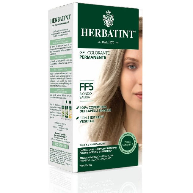 Herbatint Tinte Capilar Gel Permanente FF5 Rubio Arena 3 Dosis 300ml-1