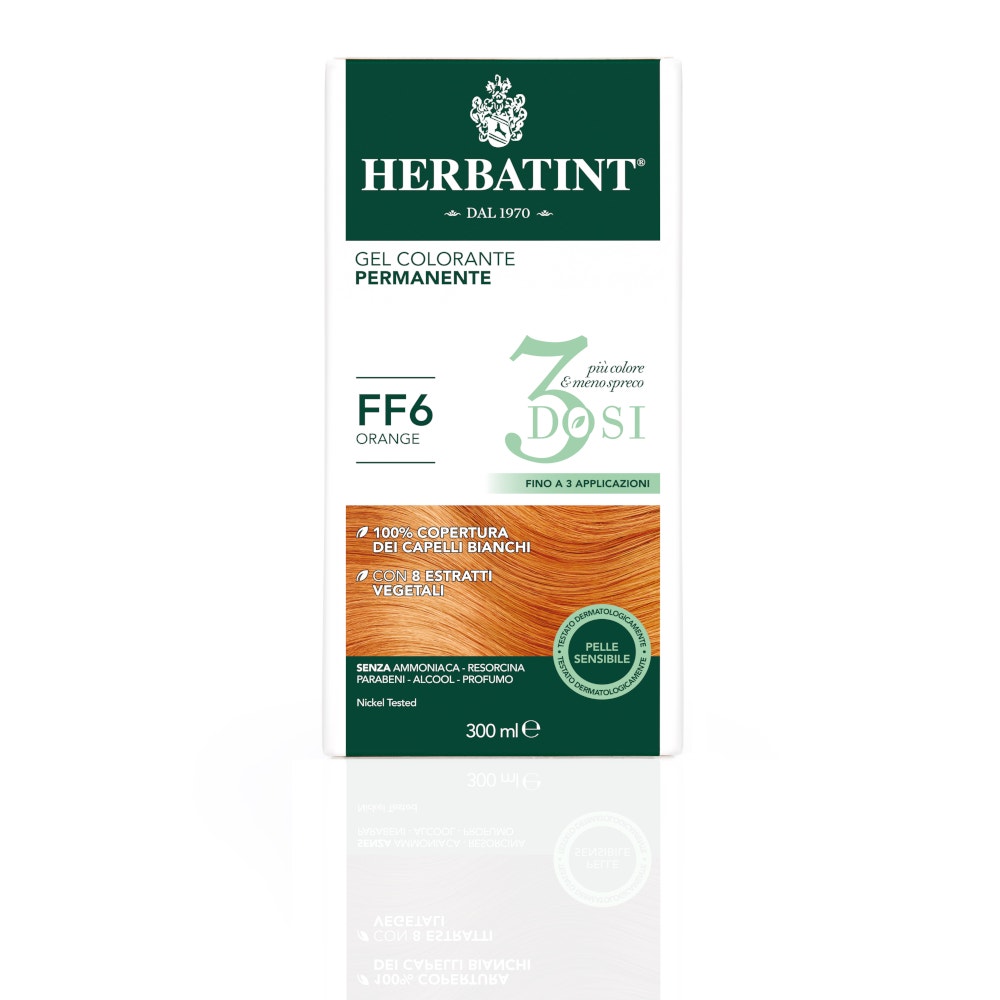 Herbatint Tinte Capilar Gel Permanente FF6 Naranja 3 Dosis 300ml-4