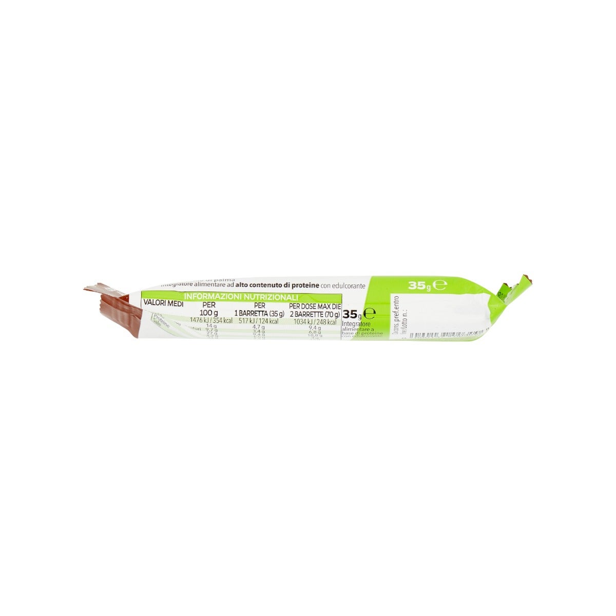 Equilibra Protein 31% Barrita de Chocolate con Leche Bajo en Azúcar 35-8
