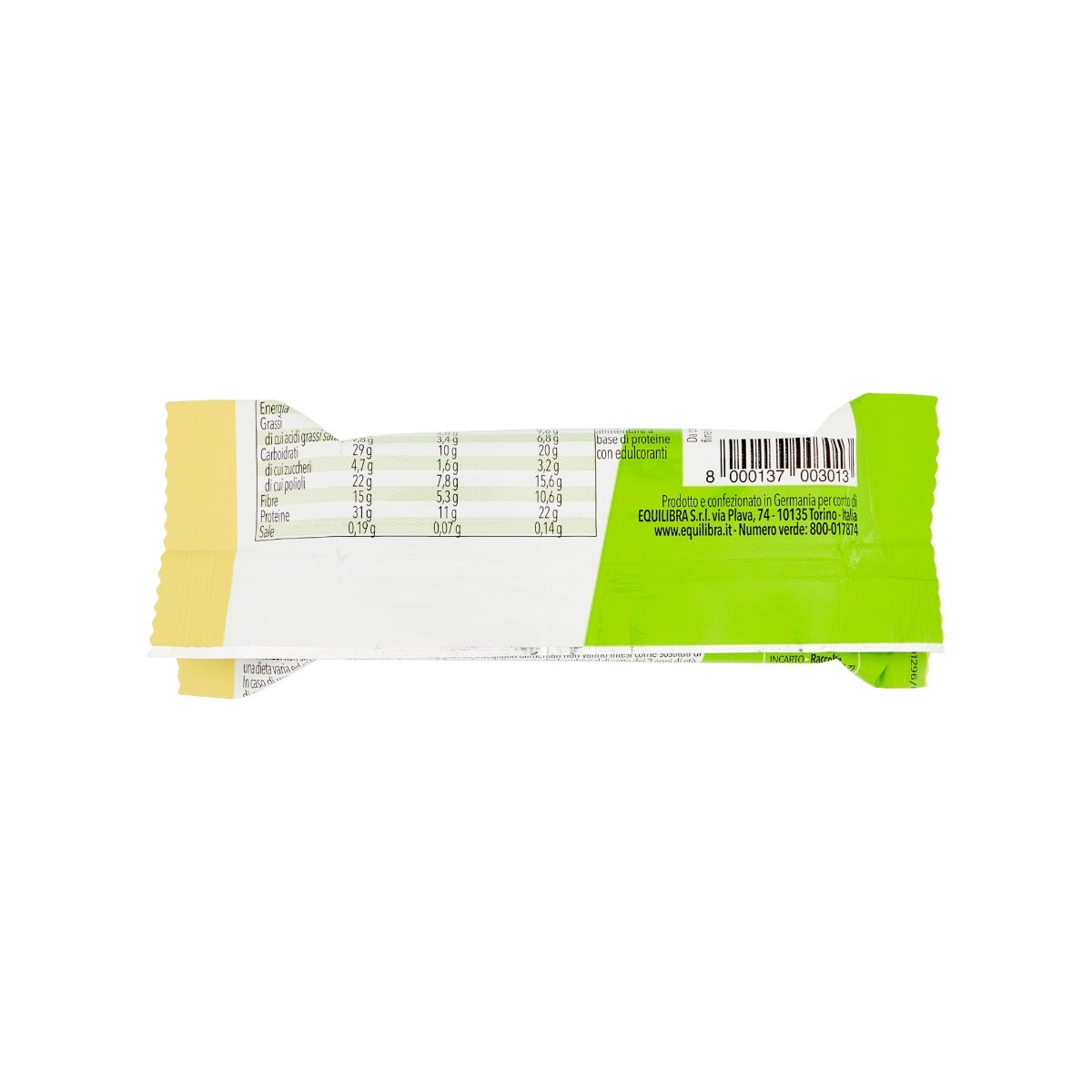 Barrita Equilibra Protein Low Sugar Barrita Vainilla 35g-6