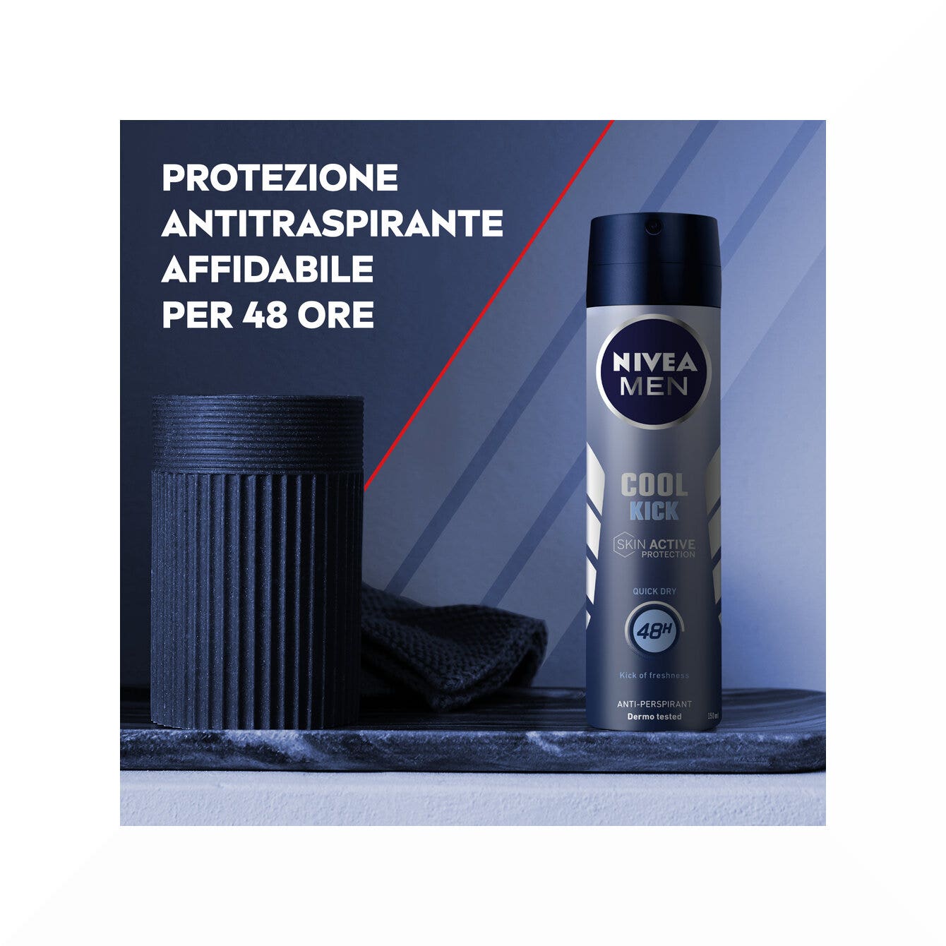 Nivea Desodorante Aid Cool Kick Spray Hombre 150ml-2
