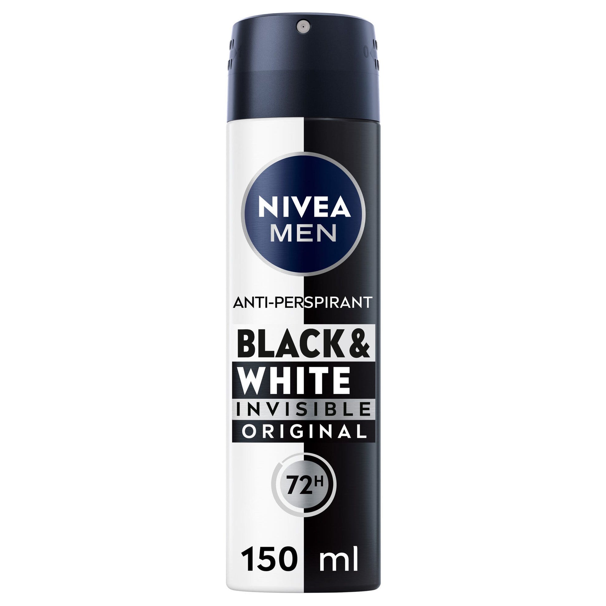 Nivea Men Desodorante Invisible Black & White Spray 150ml-1