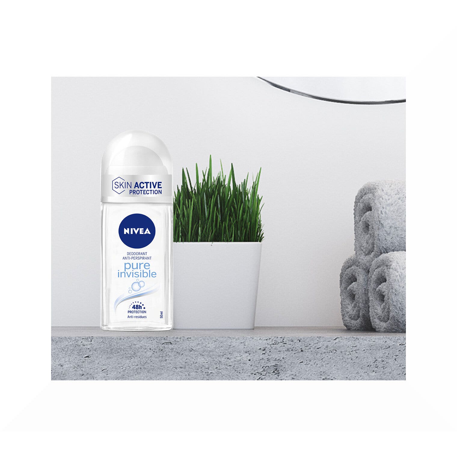 Nivea Desodorante Pure Invisible Roll-On 50ml-4