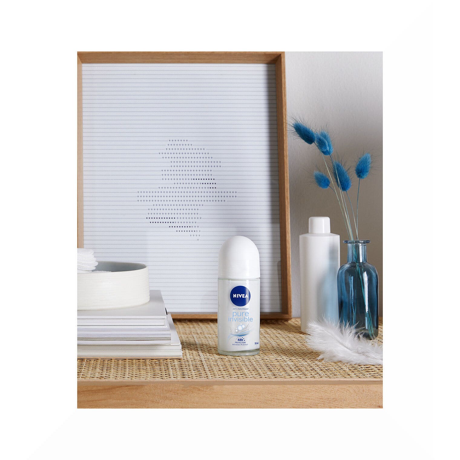 Nivea Desodorante Pure Invisible Roll-On 50ml-5