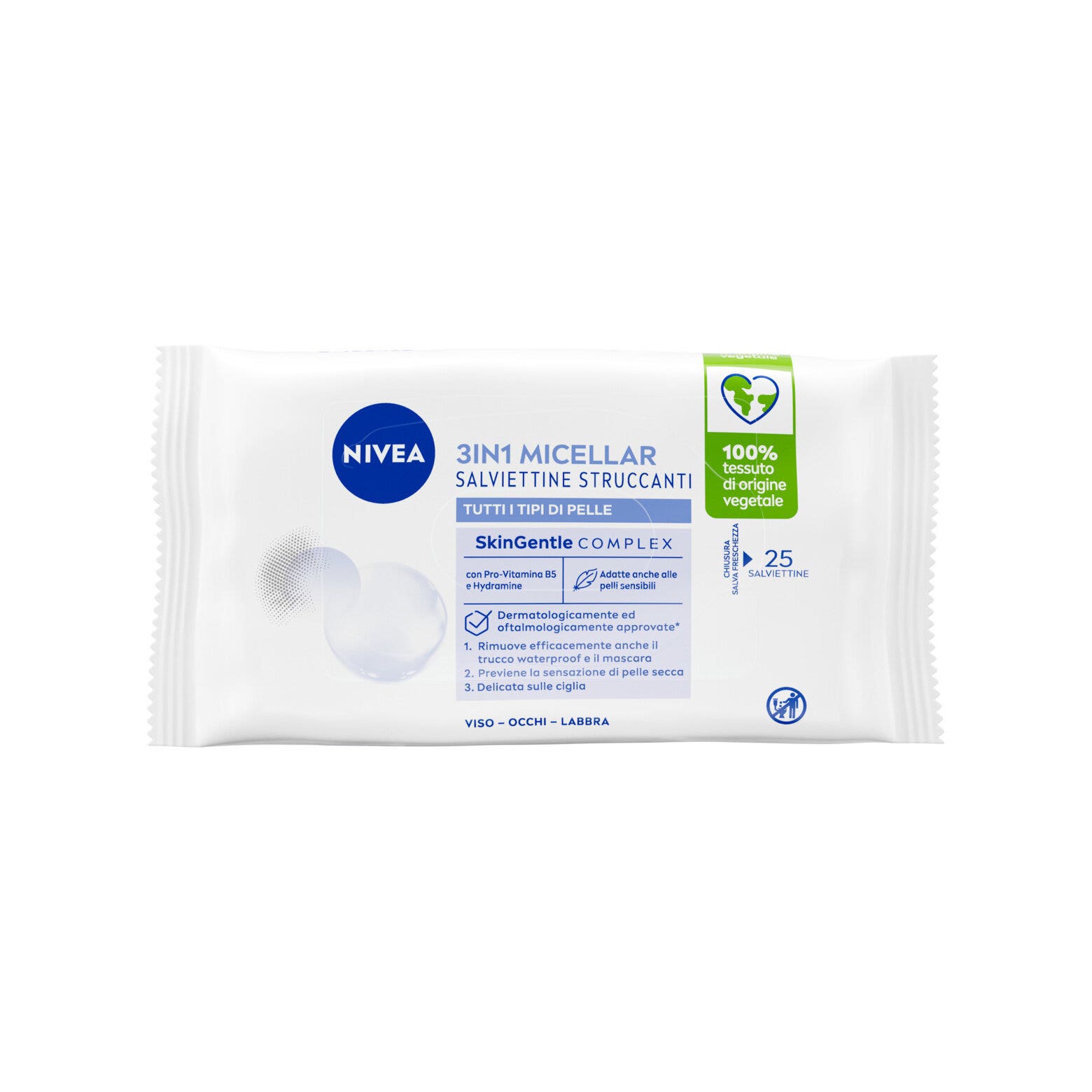 Nivea Agua Micelar Toallitas Limpiadoras 25 Unidades-4