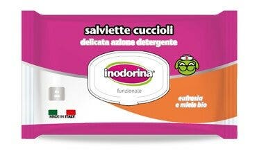 Inodorina Toallitas Limpiadoras Funcionales para Cachorros para Perros/Gatos 40 Unidades-2