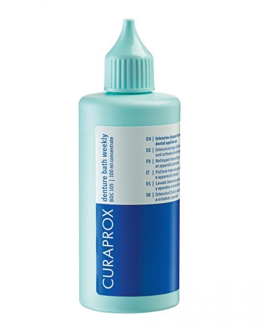 Curaprox BDC 105 Limpiador Semanal Concentrado Para Dentaduras/Ortodoncia 100ml-2