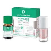 Dermovitamina Micoblock Solucion De Uñas 7ml + Esmalte De Uñas Transpirable Hidratante 5ml-5