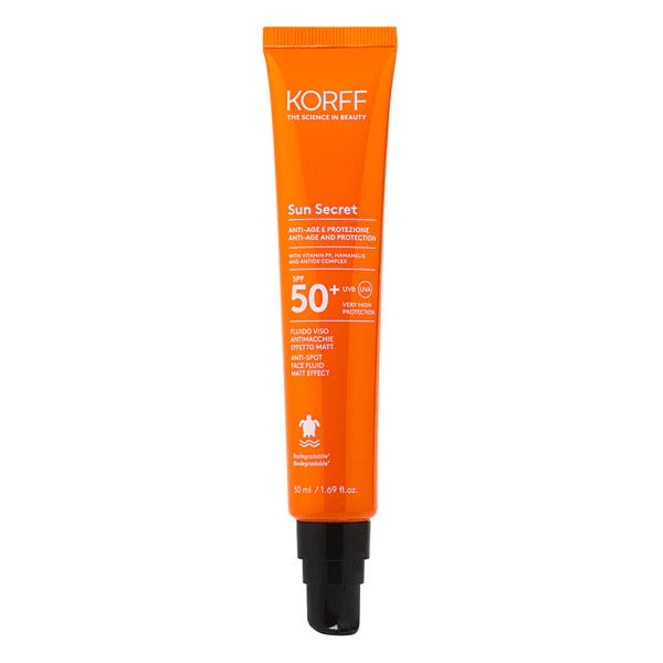 Korff Sun Secret Fluido Facial Antimanchas Efecto Mate 50ml SPF50+-1