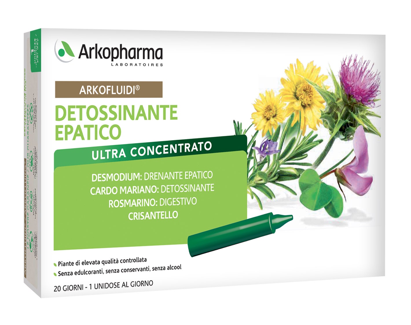 Arkopharma Arkofluidi Desintoxicante Heptico 20 Ampollas-4