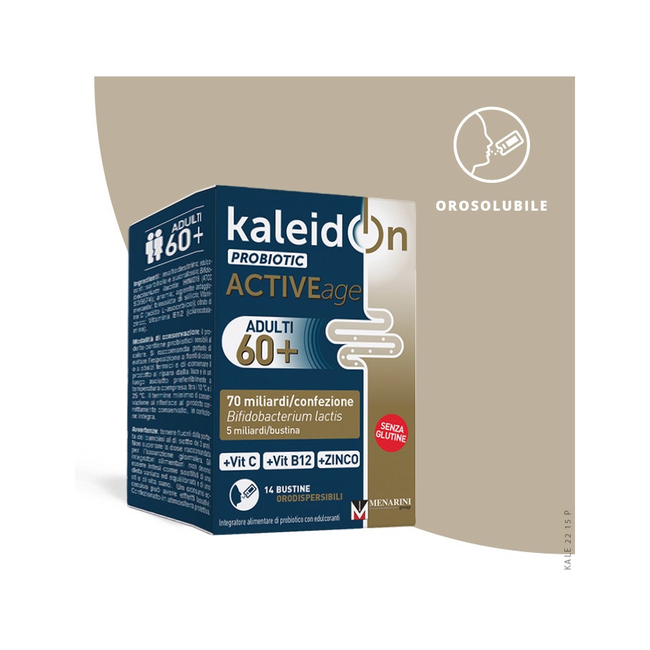Kaleidon Probiótico Activo Edad 60+ Adultos 14 Sobres-6