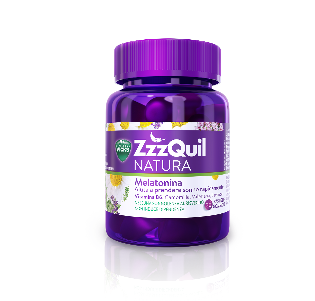 ZzzQuil NATURA ™ Suplemento natural para dormir 30 tabletas masticables-12