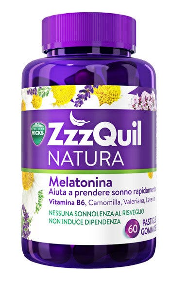 ZzzQuil NATURA ™ Suplemento natural para dormir 60 tabletas masticables-1