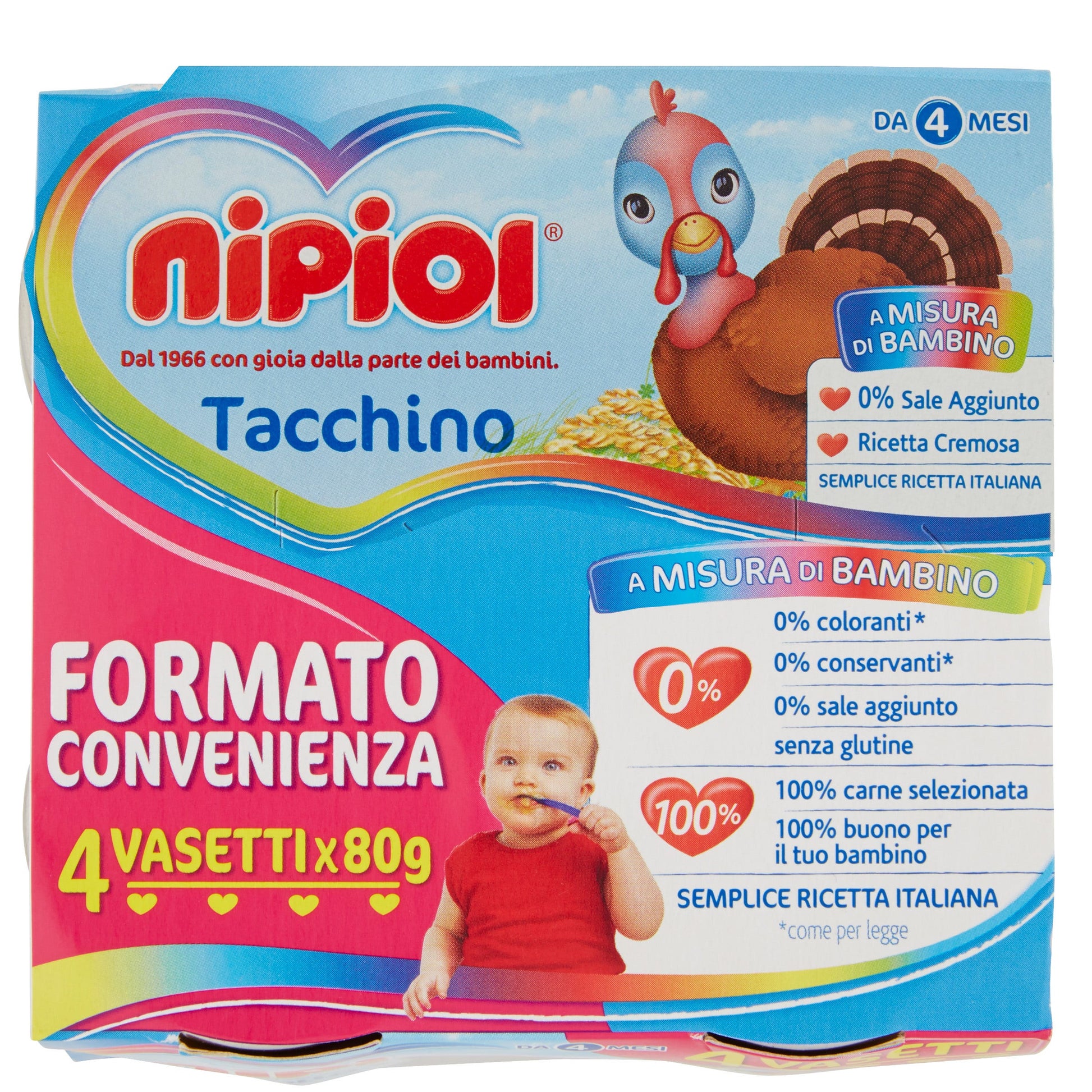 Nipiol Pavo Homogeneizado 4x80g-1