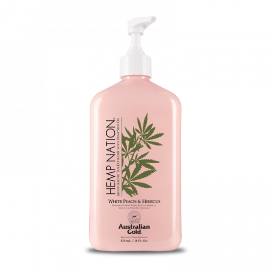 Australian Gold Hemp Nation White Peach Hibiscus Hidratante After Sun 535ml-1