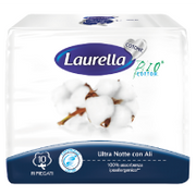 Ultra Night Cotton Laurella Con 10 Alas Absorbentes-1