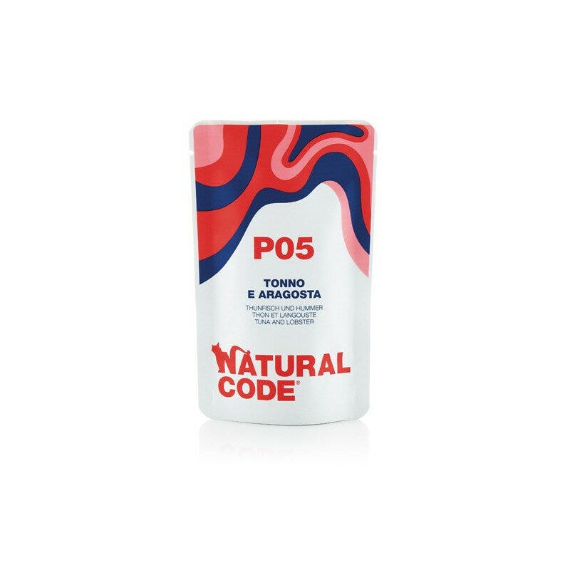 Natural Code P05 Tonno e Aragosta Gatti Adulti Busta 70g-1
