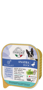 Marpet Aequilibriavet Pato Comida Húmeda Para Perros Adultos Tarrina 100g-1