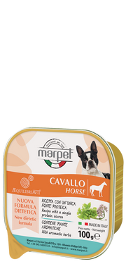 Marpet Aequilibriavet Caballo Comida Húmeda Para Perros Adultos Bandeja 100g-1