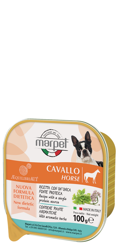 Marpet Aequilibriavet Caballo Comida Húmeda Para Perros Adultos Bandeja 100g-1