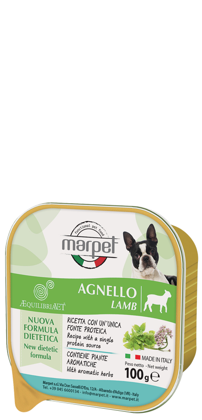 Marpet Aequilibriavet Cordero Comida Húmeda Para Perros Adultos Bandeja 100g-1