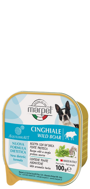 Marpet Aequilibriavet Jabalí Comida Húmeda Para Perros Adultos Bandeja 100g-1
