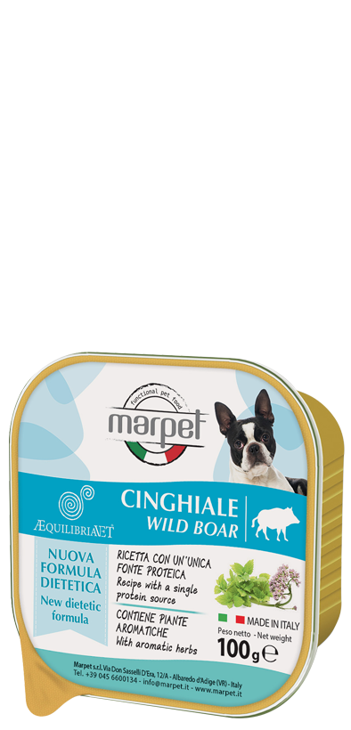 Marpet Aequilibriavet Jabalí Comida Húmeda Para Perros Adultos Bandeja 100g-1