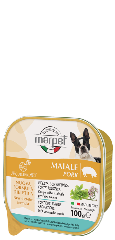 Marpet Aequilibriavet Cerdo Comida Húmeda Para Perros Adultos Tarrina 100g-1
