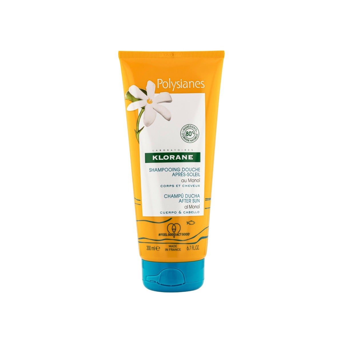 Klorane After Sun Champú Ducha Corporal Capilar 200ml-2