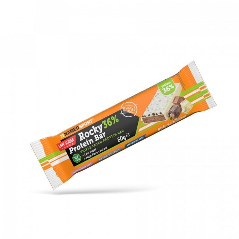 Named Sport Rocky 36% Protein Bar Con Chocolate Blanco Triple Sabor Chocolate 50g-2