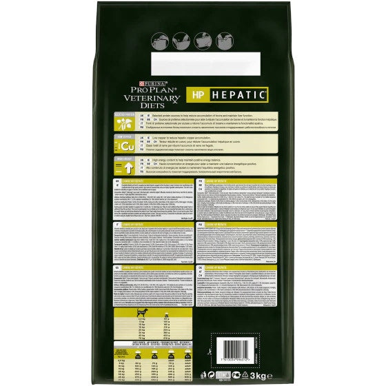 Purina Pro Plan Veterinary Diets Dry Dog HP Hepatic Bolsa 3kg-3