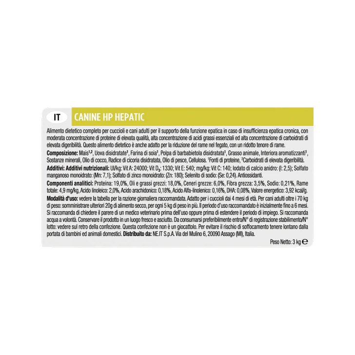 Purina Pro Plan Veterinary Diets Dry Dog HP Hepatic Bolsa 3kg-5