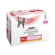 Purina Pro Plan Veterinary Diets Wet Multipack Gato DM Diabetes Management St/Buey Pollo 10 Sobres-0