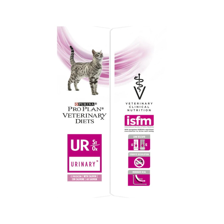 Purina Pro Plan Veterinary Diets Multipack Mojado Gato Urinario St/Buey Salmon 10 Sobres-3