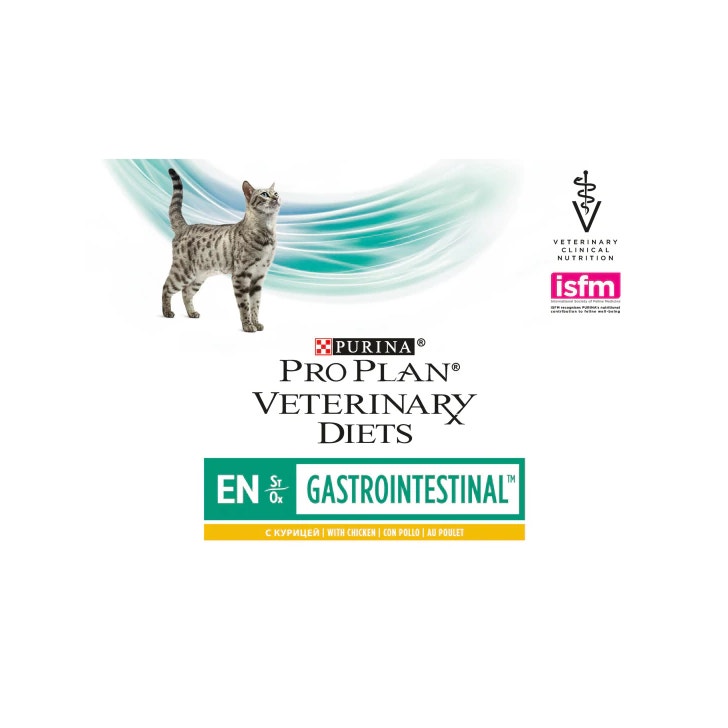 Purina Pro Plan Veterinary Diets Multipack Wet Cat EN Gastrointestinal St/Buey Pollo 10 Sobres-3