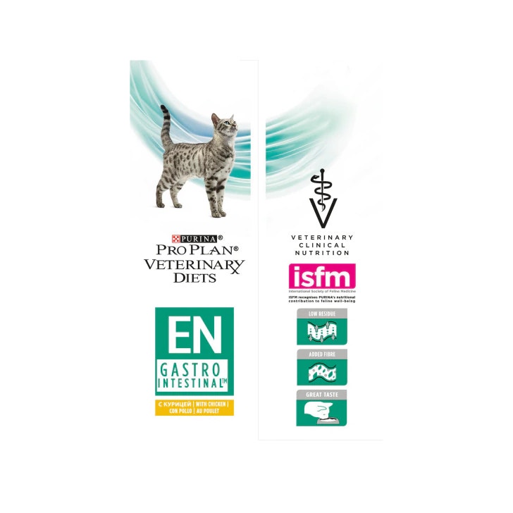 Purina Pro Plan Veterinary Diets Multipack Wet Cat EN Gastrointestinal St/Buey Pollo 10 Sobres-4