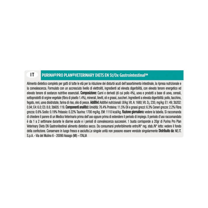Purina Pro Plan Veterinary Diets Multipack Wet Cat EN Gastrointestinal St/Buey Pollo 10 Sobres-6