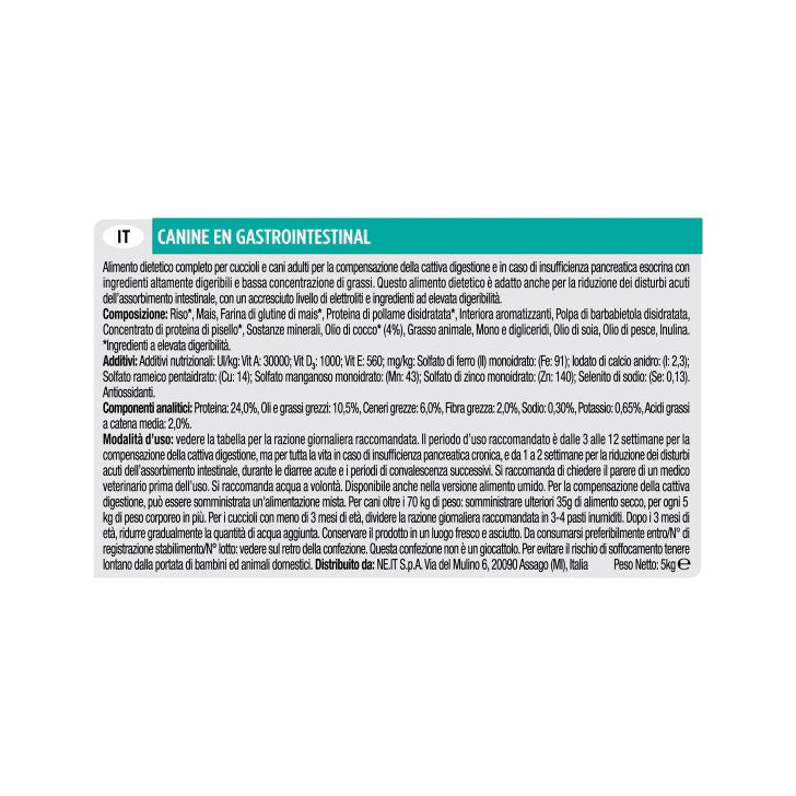 Purina Pro Plan Veterinary Diets Dry Dog ES Gastrointestinal Bolsa 5kg-5