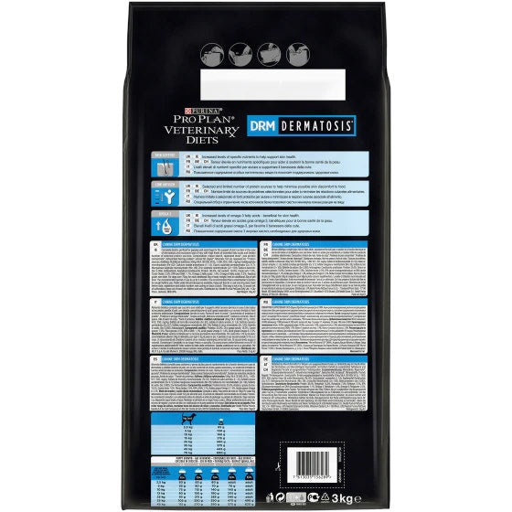 Purina Pro Plan Veterinary Diets Dry Dog DRM Dermatosis Bolsa 3kg-2