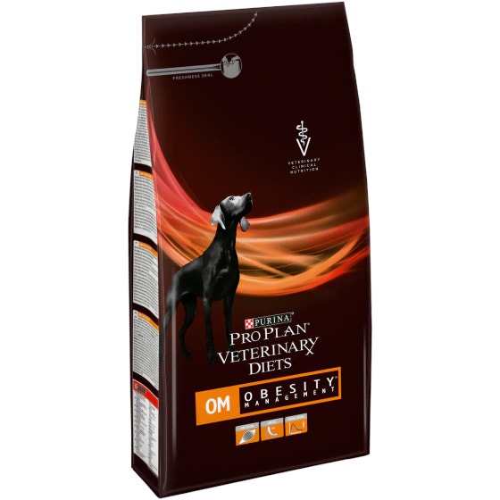 Purina Pro Plan Veterinary Diets Dry Dog OM Bolsa para el control de la obesidad 3kg-1