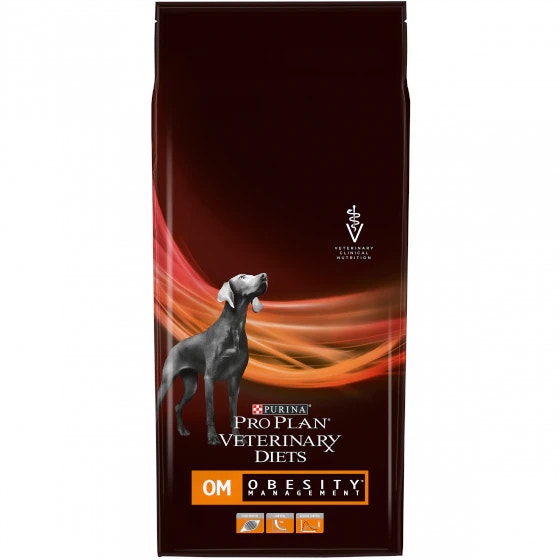 Purina Pro Plan Veterinary Diets Dry Dog OM Bolsa para el control de la obesidad 12 kg-1