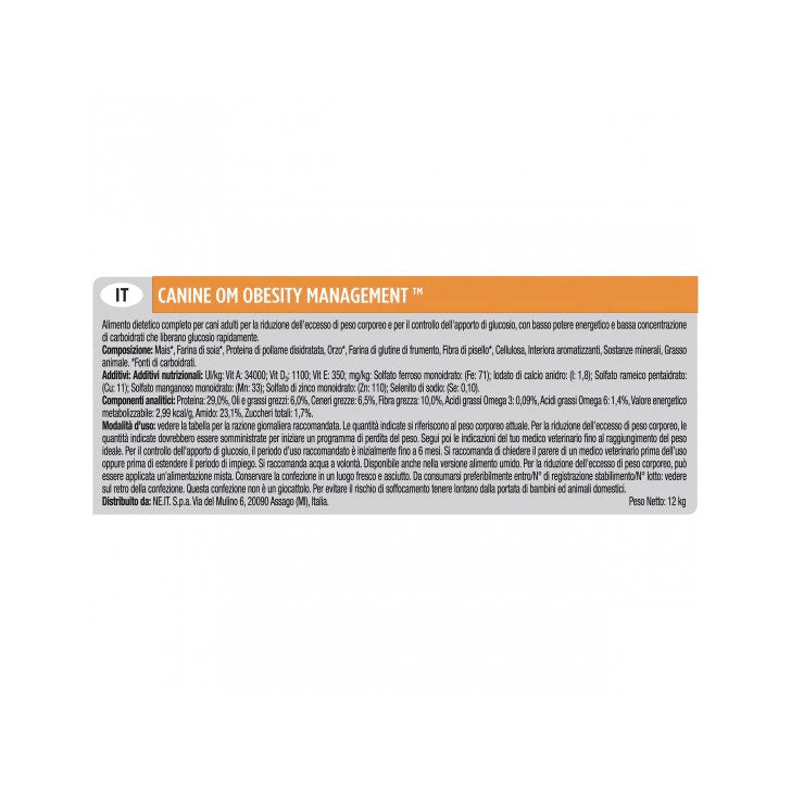 Purina Pro Plan Veterinary Diets Dry Dog OM Bolsa para el control de la obesidad 12 kg-4
