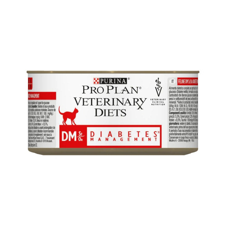 Purina Pro Plan Veterinary Diets Wet Cat DM Diabetes Management St / Ox 195g Can-2