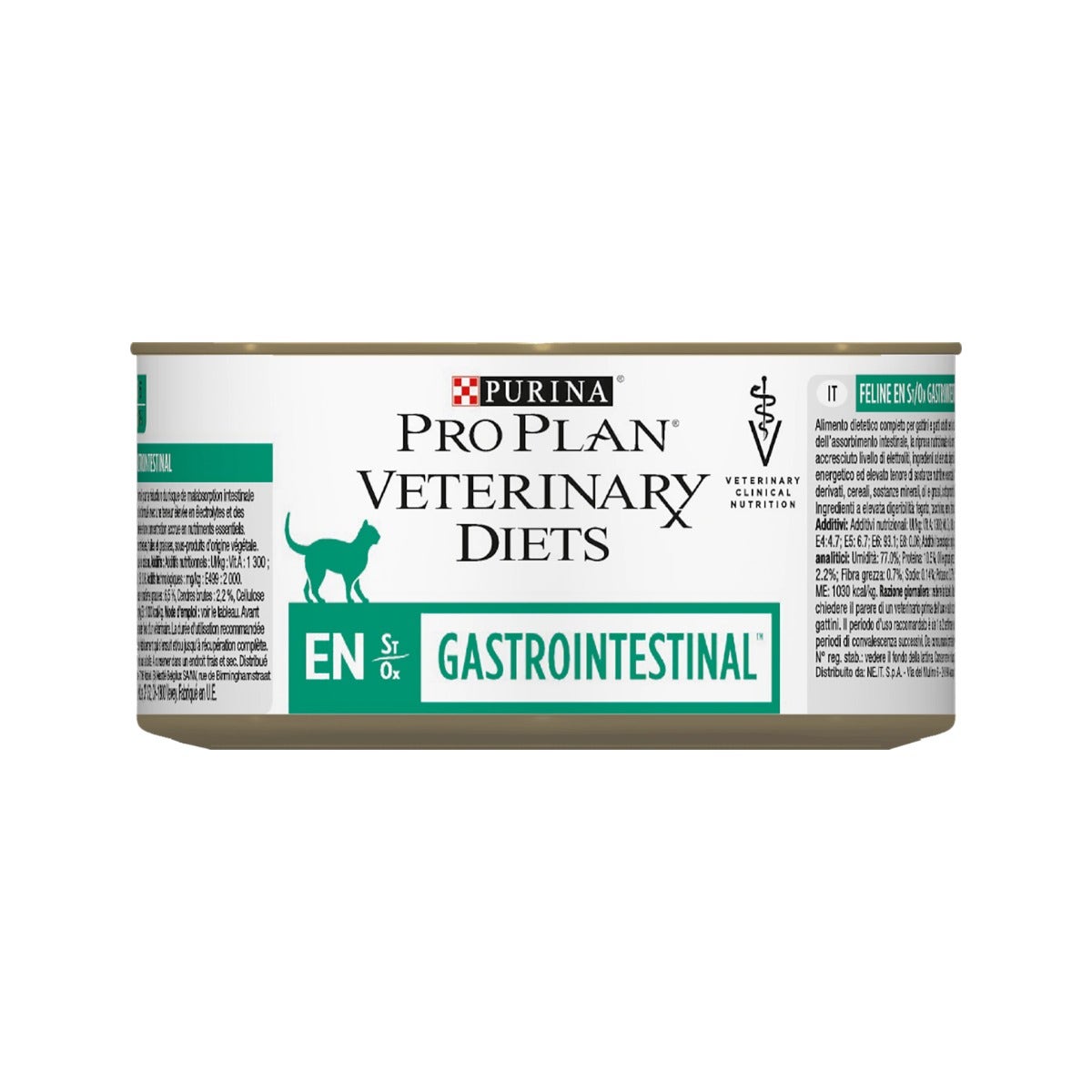 Purina Pro Plan Veterinary Diets Wet Cat EN Gastrointestinal St/Buey Lata 195g-1