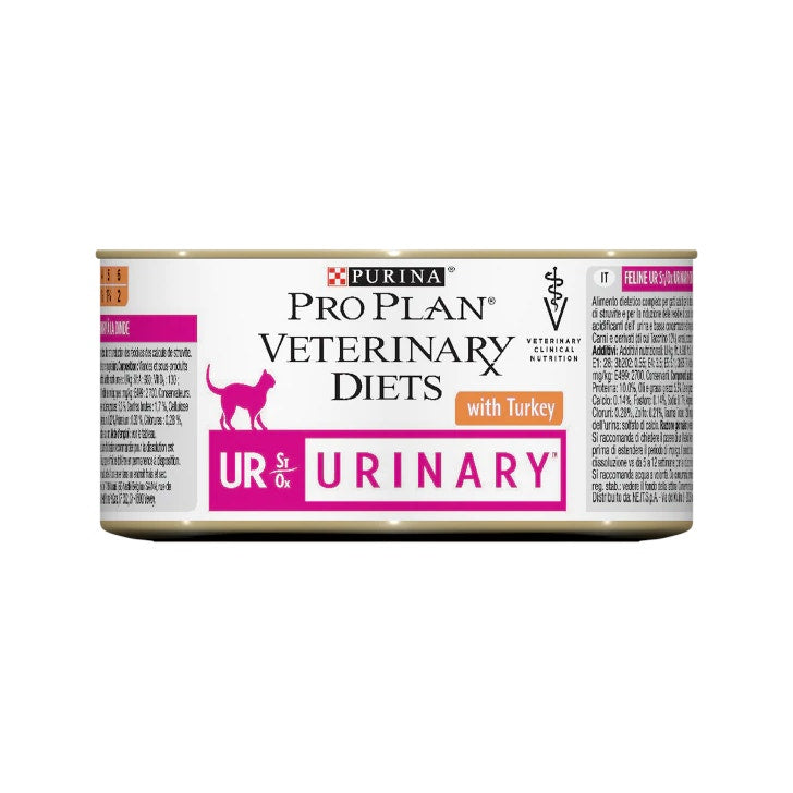 Purina Pro Plan Veterinary Diets Wet Cat UR Urinary St/Buey Con Pavo 195g Lata-1