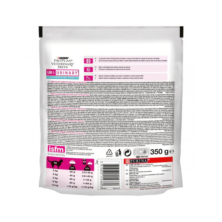 Purina Pro Plan Veterinary Diets Dry Cat UR Urinary St / Ox Ocean Fish Bolsa 350g-1