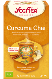 Yogi Tea Infusión Ayurvédica Cúrcuma Chai 17 Sobres 34g-1