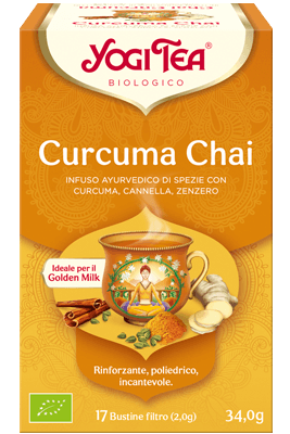 Yogi Tea Infusión Ayurvédica Cúrcuma Chai 17 Sobres 34g-1