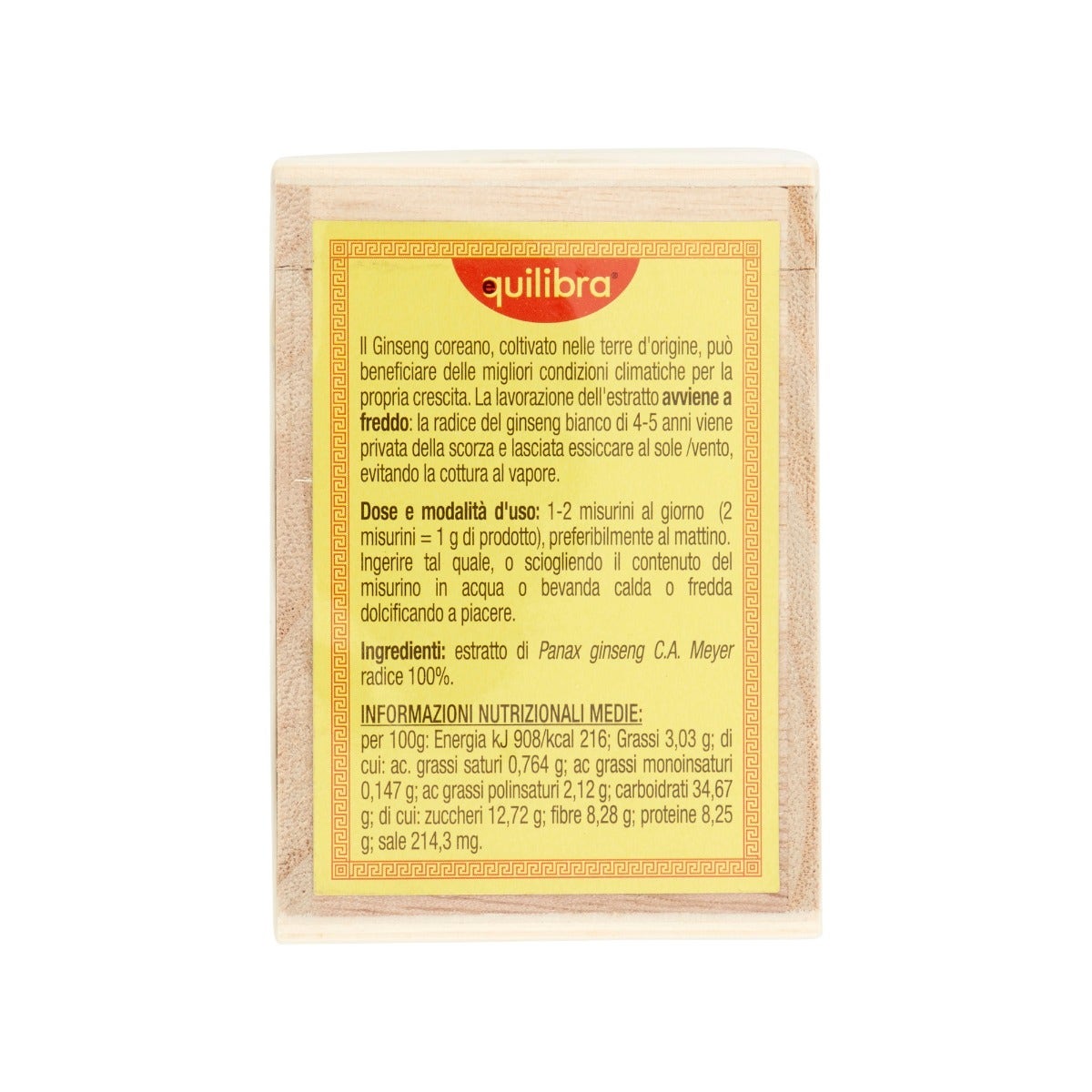 Equilibra Extracto de Ginseng Coreano 100% puro 30g-4