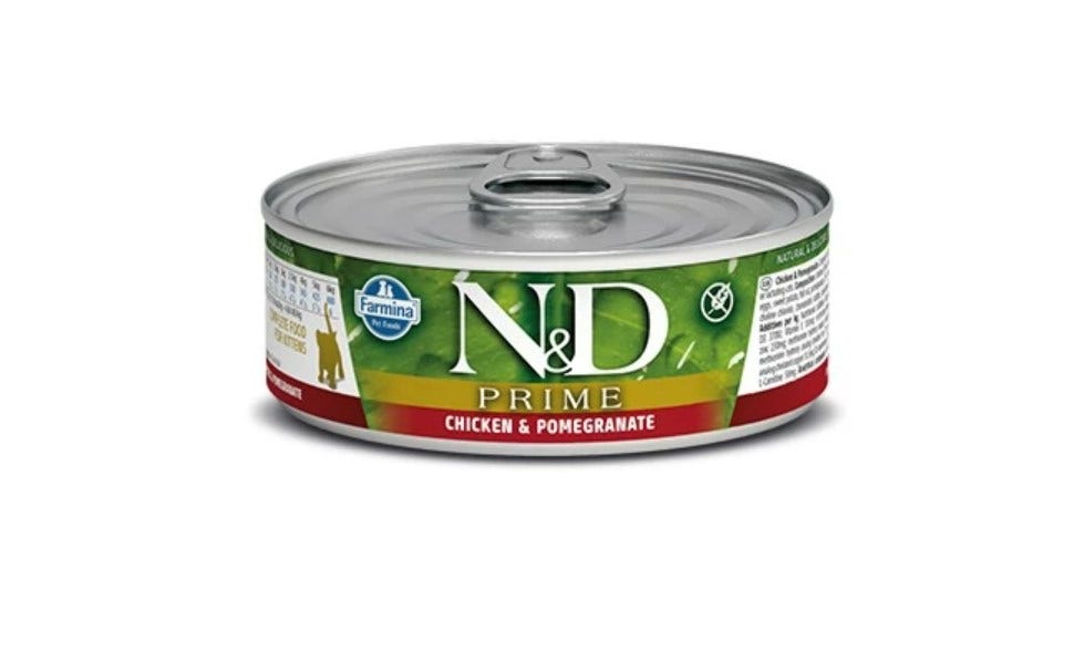 Farmina N&D Prime Pollo Gatito Húmedo 80gr-1